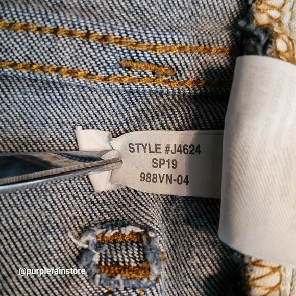 Madewell Jeans 28 Skinny 9" High Rise Creston Wash J4624 Tummy Control Stretch - Picture 6 of 12